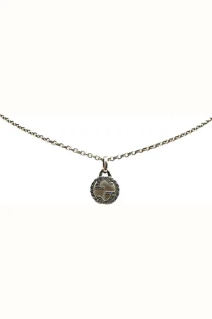 Gucci 2000-2015 Sterling Interlocking G Pendant necklace