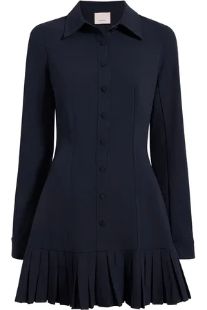 Cinq A Sept Flared mini shirt dress
