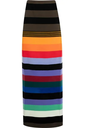Christopher John Rogers Striped skirt