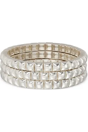 Roxanne Assoulin Mini Square Stud bracelet (set of three)