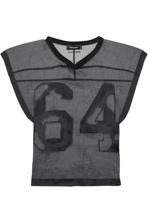 Dsquared2 Perforated cap sleeves shirt