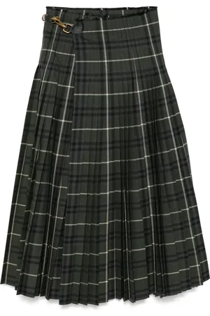 Burberry Vintage Check-pattern maxi skirt