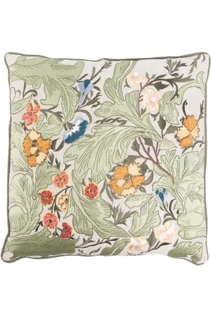 Les-Ottomans Garden-embroidered cushion (50cm x 50cm)