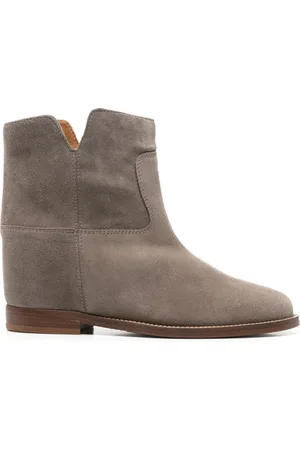 Via Roma Suede ankle boots