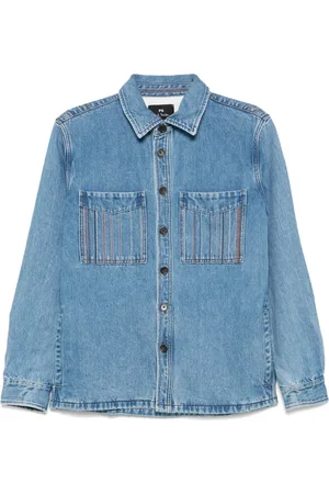 Paul Smith Stripe-embroidered shirt jacket
