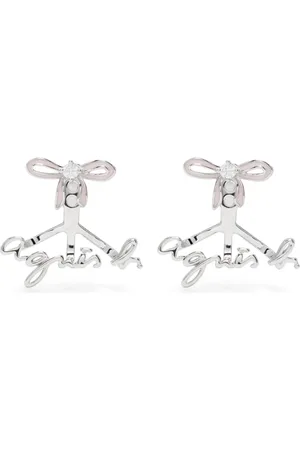 AGNÈS B. "wrapped in love" bow front-back earrings