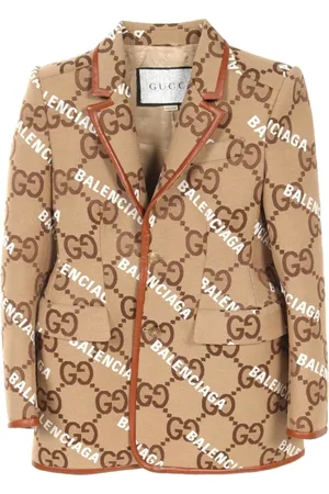Gucci X Balenciaga 2020s The Hacker Project Jumbo GG blazer
