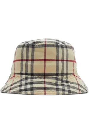Burberry Vintage Check-pattern cotton bucket hat