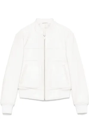 R13 Cracked-effect jacket