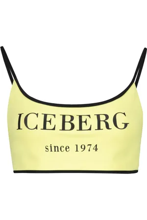 Iceberg Logo-print bikini top
