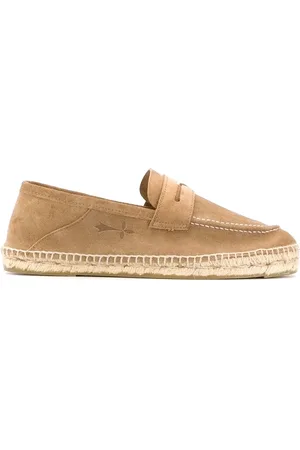 MANEBI Suede loafer espadrilles