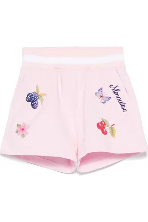 MONNALISA Crystal-embellished shorts
