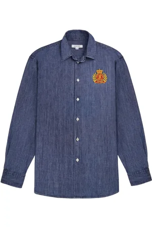 Sporty & Rich Logo-embroidered cotton shirt