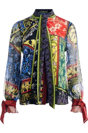 ALICE+OLIVIA Lloyd graphic-print blouse