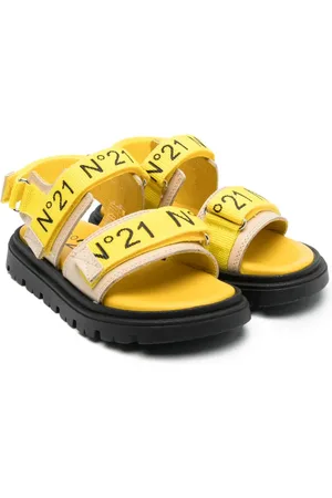 Nº21 Logo-print touch-strap sandals