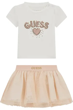Guess Logo-waistband skirt