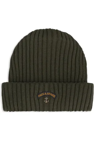Paul & Shark Logo-appliqu?? beanie hat