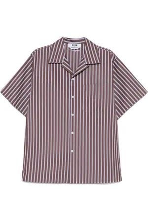Msgm Striped poplin shirt