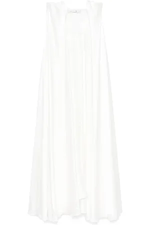 CHRISTOPHER ESBER Silk strapless gown
