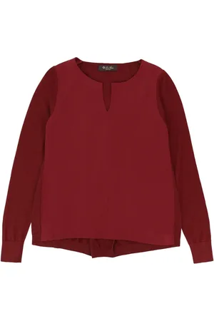 Loro Piana V-neck silk blouse