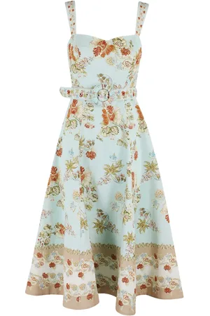HEMANT AND NANDITA Belted midi dress