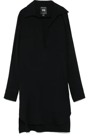 Y-3 Pointed-flat-collar shirt