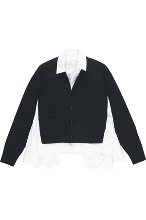 SACAI Cardigan-layered top