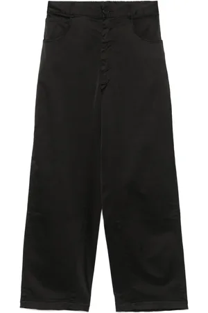 CORDERA Satin straight-leg trousers