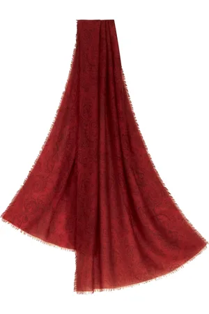 Etro Paisley-print frayed-edge scarf