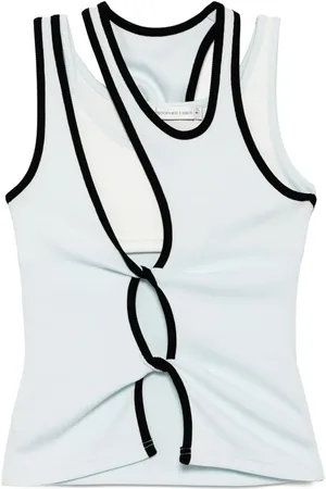 CHRISTOPHER ESBER Ringer tank top
