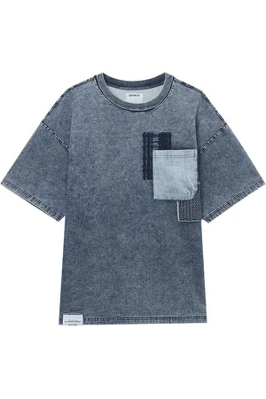 Musium Div. Patch-pocket denim T-shirt