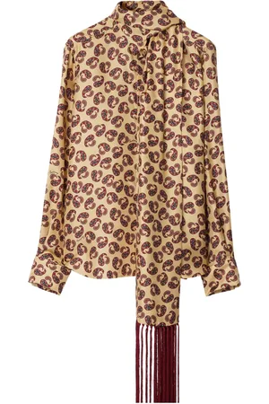 Burberry Paisley-print silk shirt