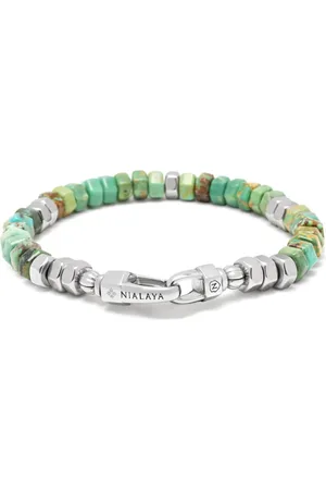 Nialaya Hexagon beaded bracelet