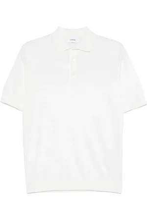 LARDINI Fine-knit polo shirt