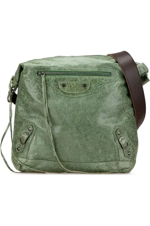 Balenciaga 2005-2024 Lambskin Motocross Classic Day Messenger Bag crossbody bag