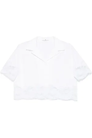 ERMANNO SCERVINO Lace-panelling shirt
