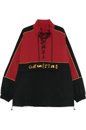 MARTINE ROSE Lace-up windbreaker
