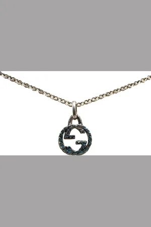 Gucci 2000-2015 Sterling Interlocking G Pendant necklace