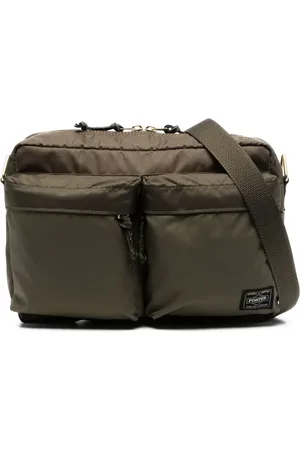 PORTER-YOSHIDA & CO Logo-patch messenger bag