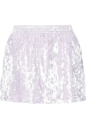 MC2 SAINT BARTH Cate crushed velvet shorts