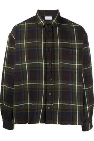 JOHN ELLIOTT Raw checked flannel shirt