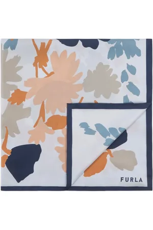 Furla Floral-print silk foulard