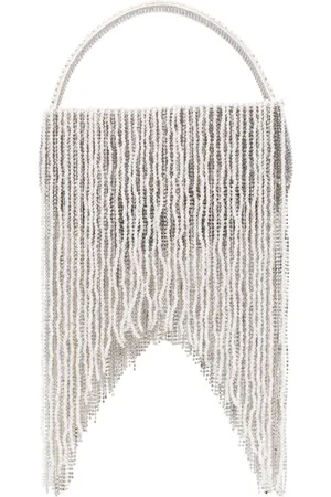 Retrofete Estel Medium Pearl fringed tote bag