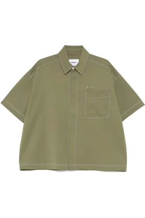 BONSAI Contrast-stitching shirt