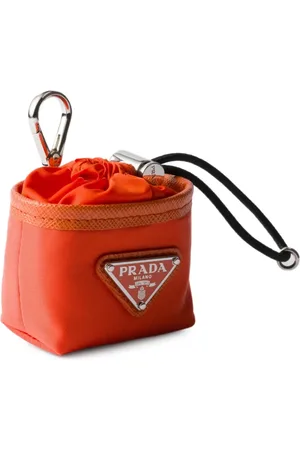 Prada Logo-triangle bag charm