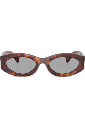 Miu Miu Logo-lettering sunglasses