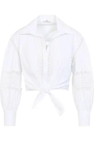 ERMANNO SCERVINO Lace-appliqu?? blouse