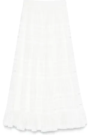 CENERE GB A-line maxi skirt