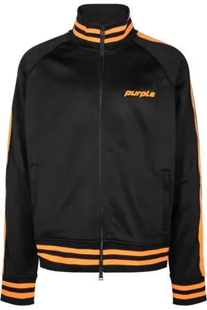 Purple Brand Logo-print track jacket