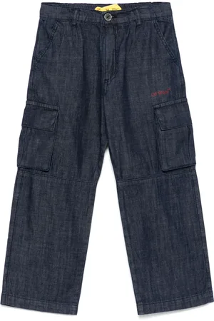 OFF-WHITE Diagonal Bookish cargo jeans